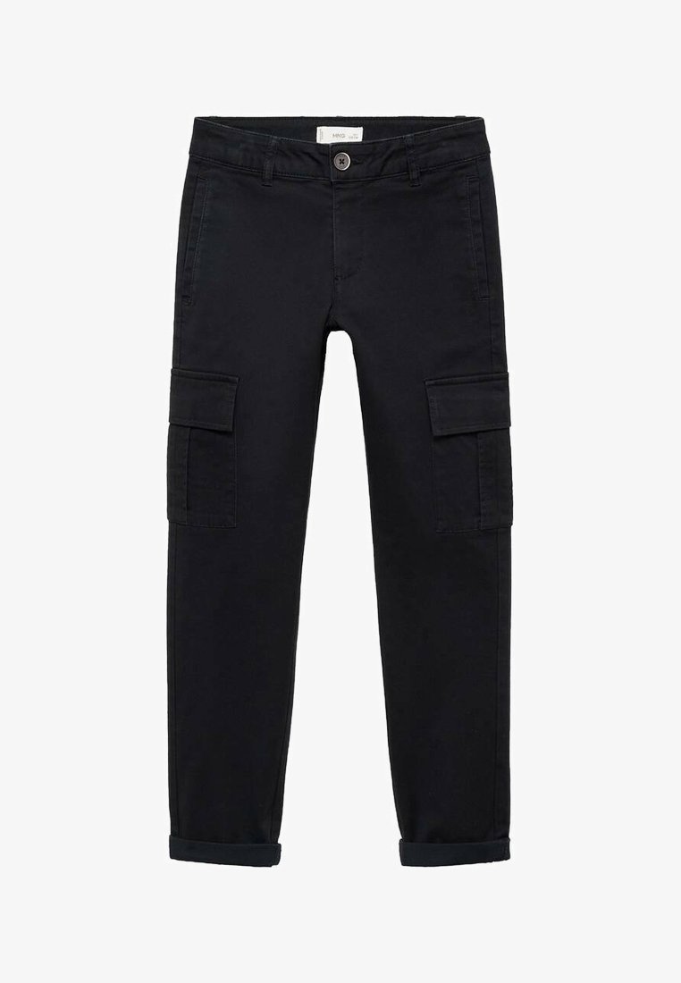 Mango gyerek cargo nadrág - fekete