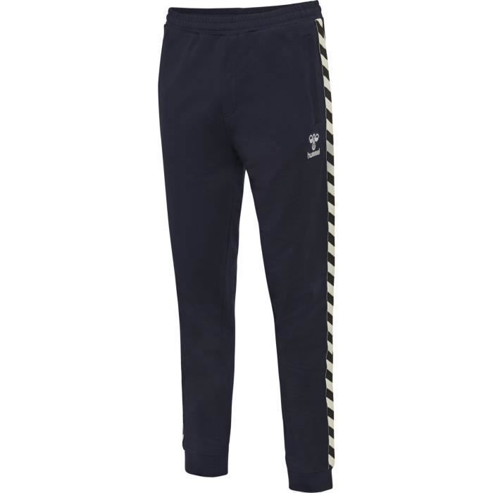 Jogging coton Hummel Mover - Homme - Bleu - Fitness - Multisport - Indoor - Manches longues - Respirant