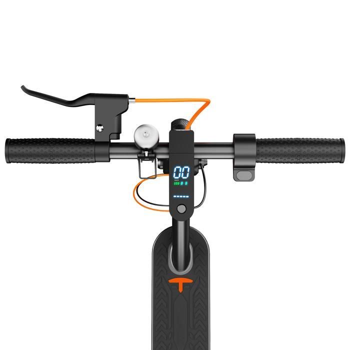 Opvouwbare elektrische scooter, 25 km actieradius, 25 km/u, 400W piekvermogen, 8,5 inch wielen, LED-display, zwart