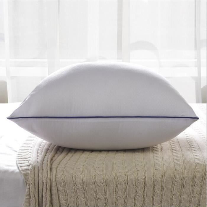 Almohada - AIVEDO - Juego de 2 - 60x60 cm - Suave y cómoda - Poliéster blanco