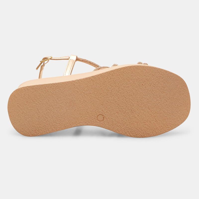 BATA dames sandaal met sleehak van 6 cm