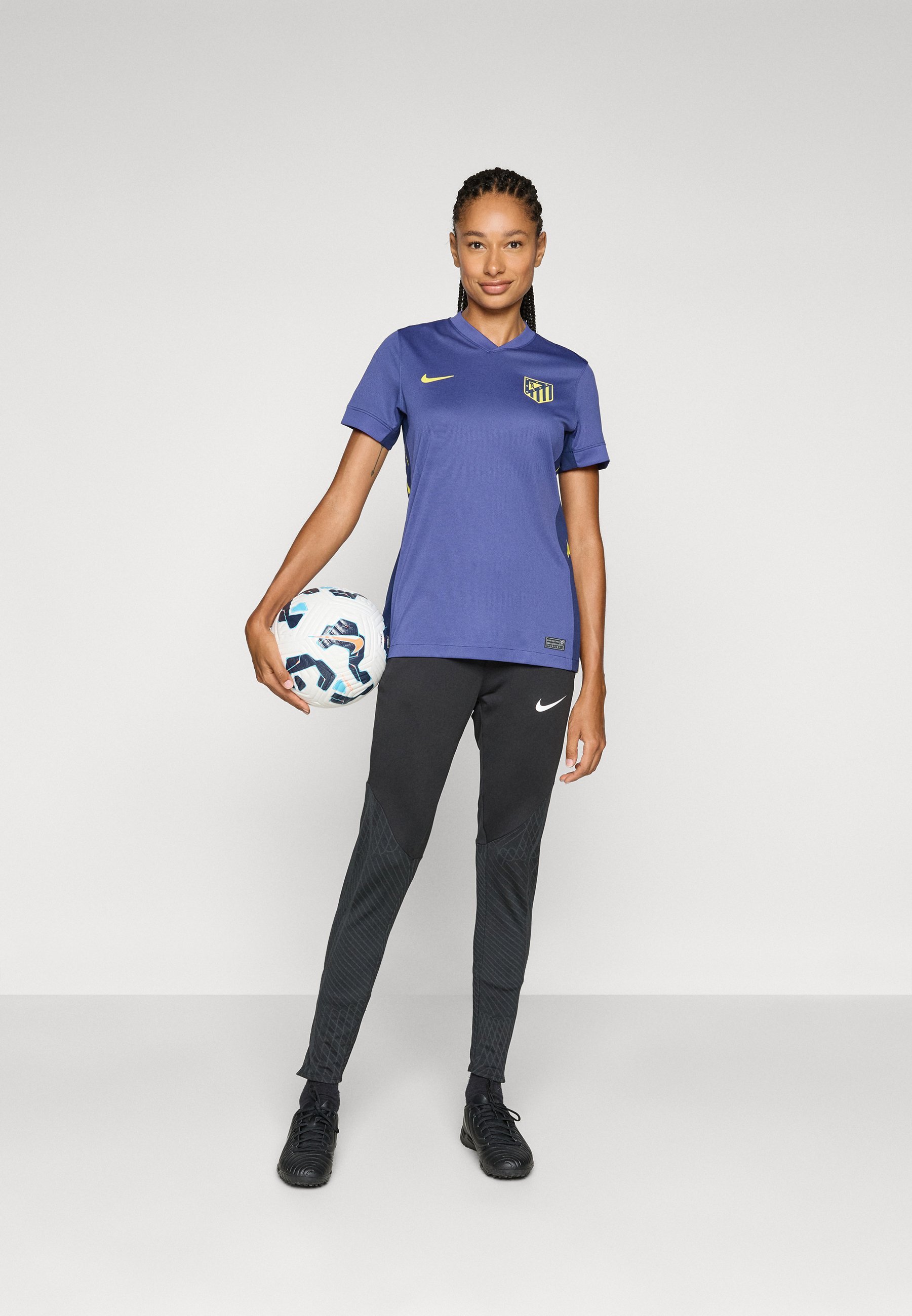 Nike Performance ATLÉTICO MADRID 2025/26 STADIUM AWAY - Clubkleding - binair blauw/donkerpaars stof/levendig geel
