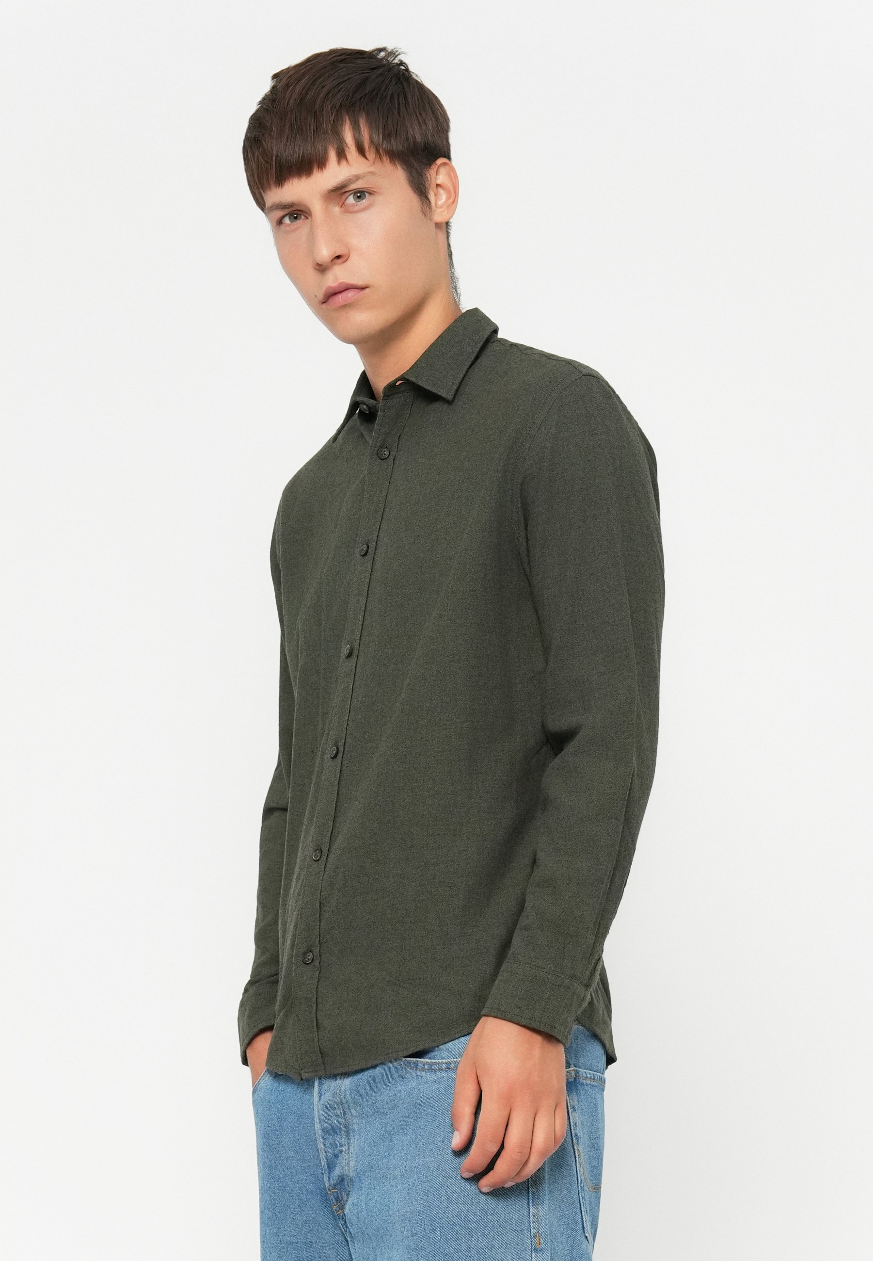 Jack & Jones JJECLASSIC SHIRT - Shirt - hars