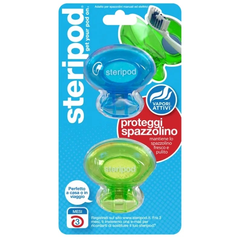 Protège-brosse à dents AURORA Steripod, 2 pièces