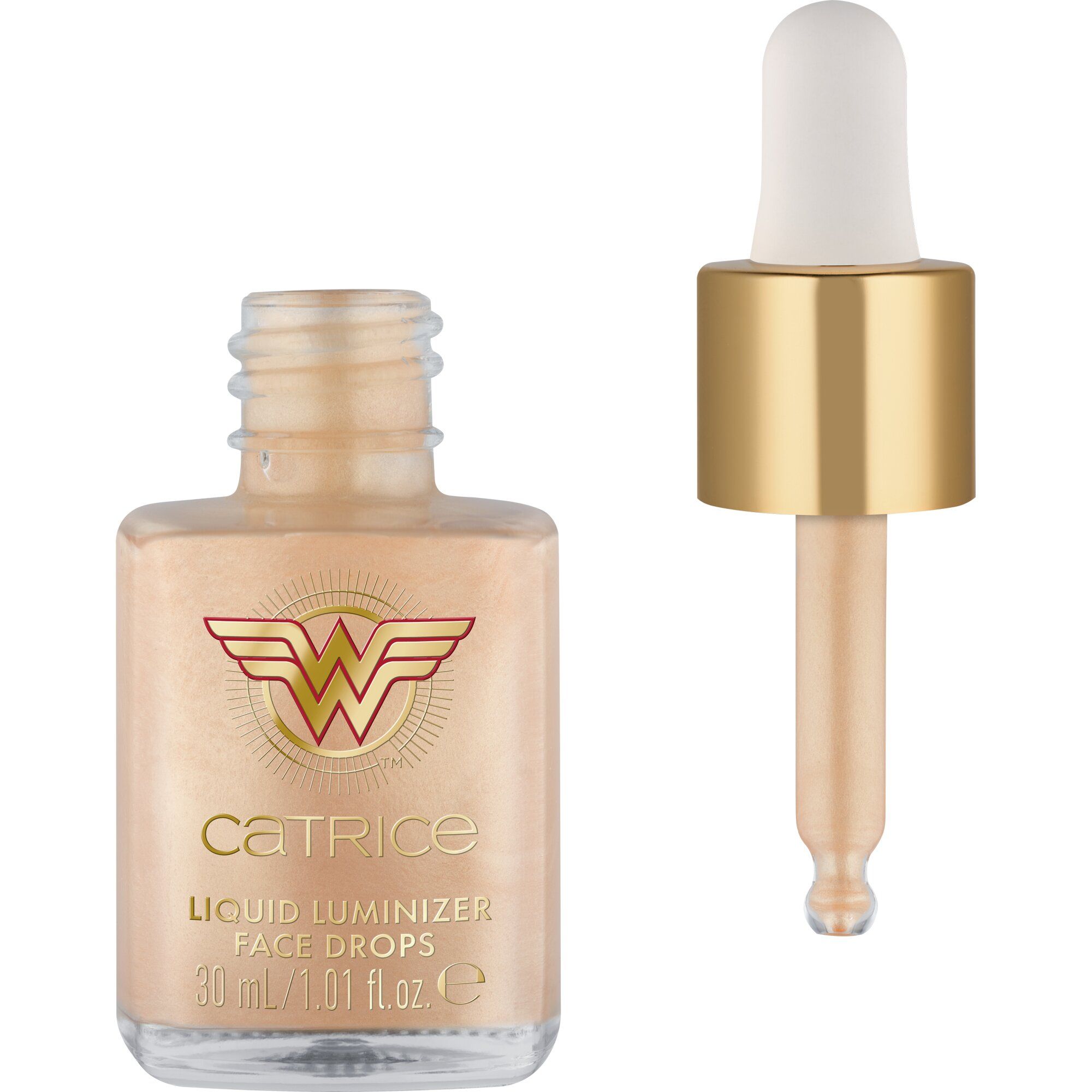 Wonder Woman Liquid Luminizer Face Drops Liquid Illuminator Hajlajteri