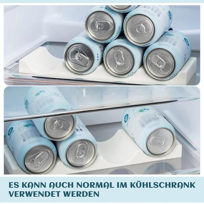 Juego de 2 soportes de silicona para botellas, organizador para refrigerador/mesa/bar, armario de almacenamiento de cerveza/bebidas Cuneary