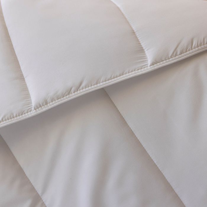Lätt sommartäcke, 175 g/m², kvalsterbeständigt och antibakteriellt, 260 x 240 cm - Vitt - Tillverkat i Frankrike - Terre de Nuit