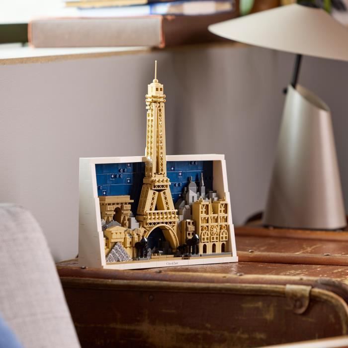 LEGO Architecture 21064 Paris, Ville de l’Amour - Set de Construction pour Adulte - Cadeau