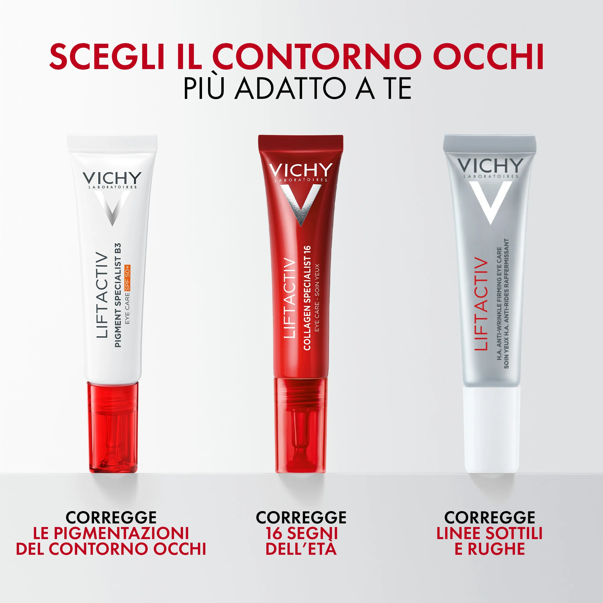 Liftactiv Liftactiv Pigment Specialist B3 Contorno Occhi con SPF 50+ - Contorno occhi antirughe, Solare viso alta prot.