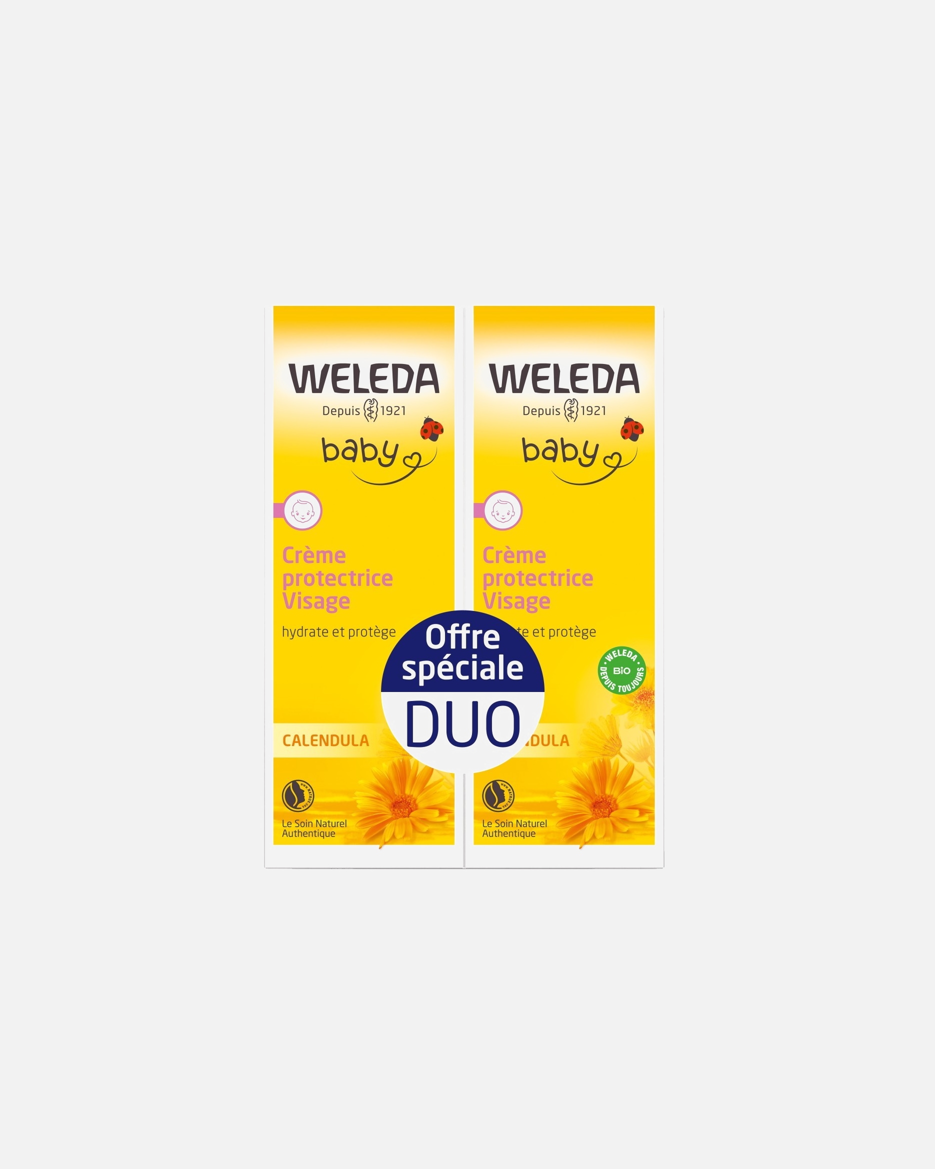 Weleda Duo Crème Visage Calendula