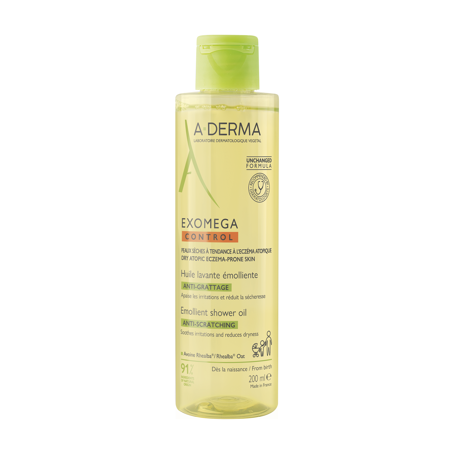 Exomega Control tusfürdőolaj 200 ml - A-Derma