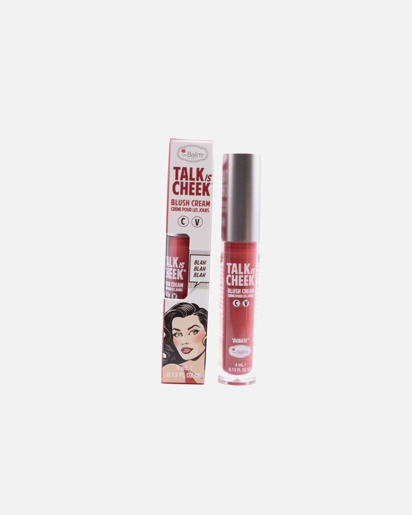 theBalm set za šminkanje, kremasto rumenilo, Talk is Cheek Promise – 4,5 ml