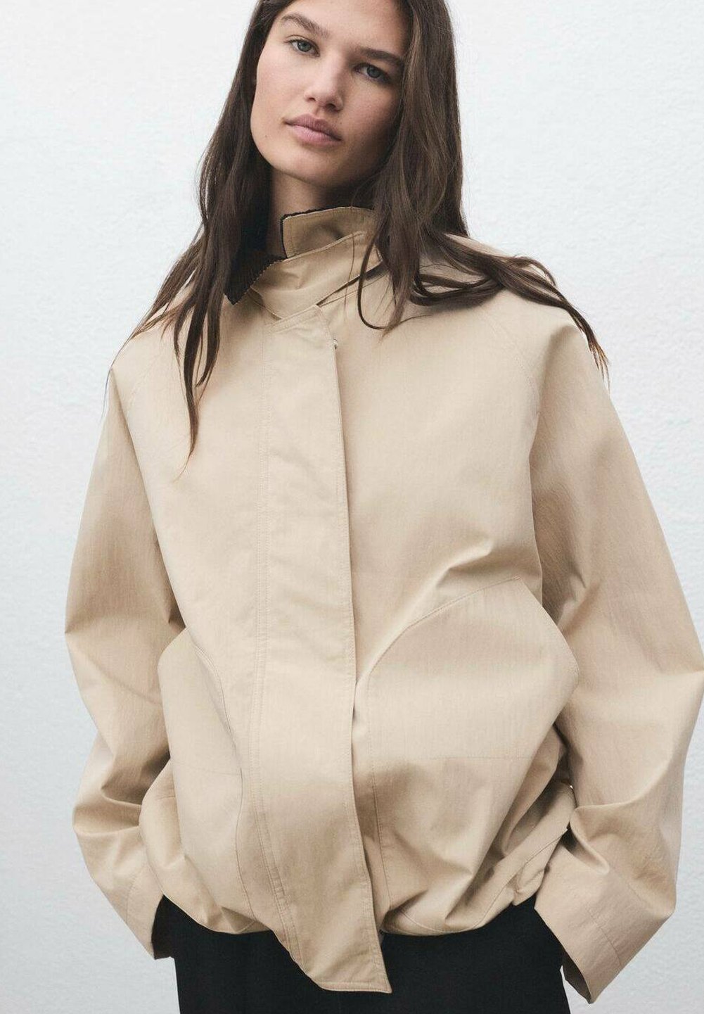 Manteau court Mango - sable