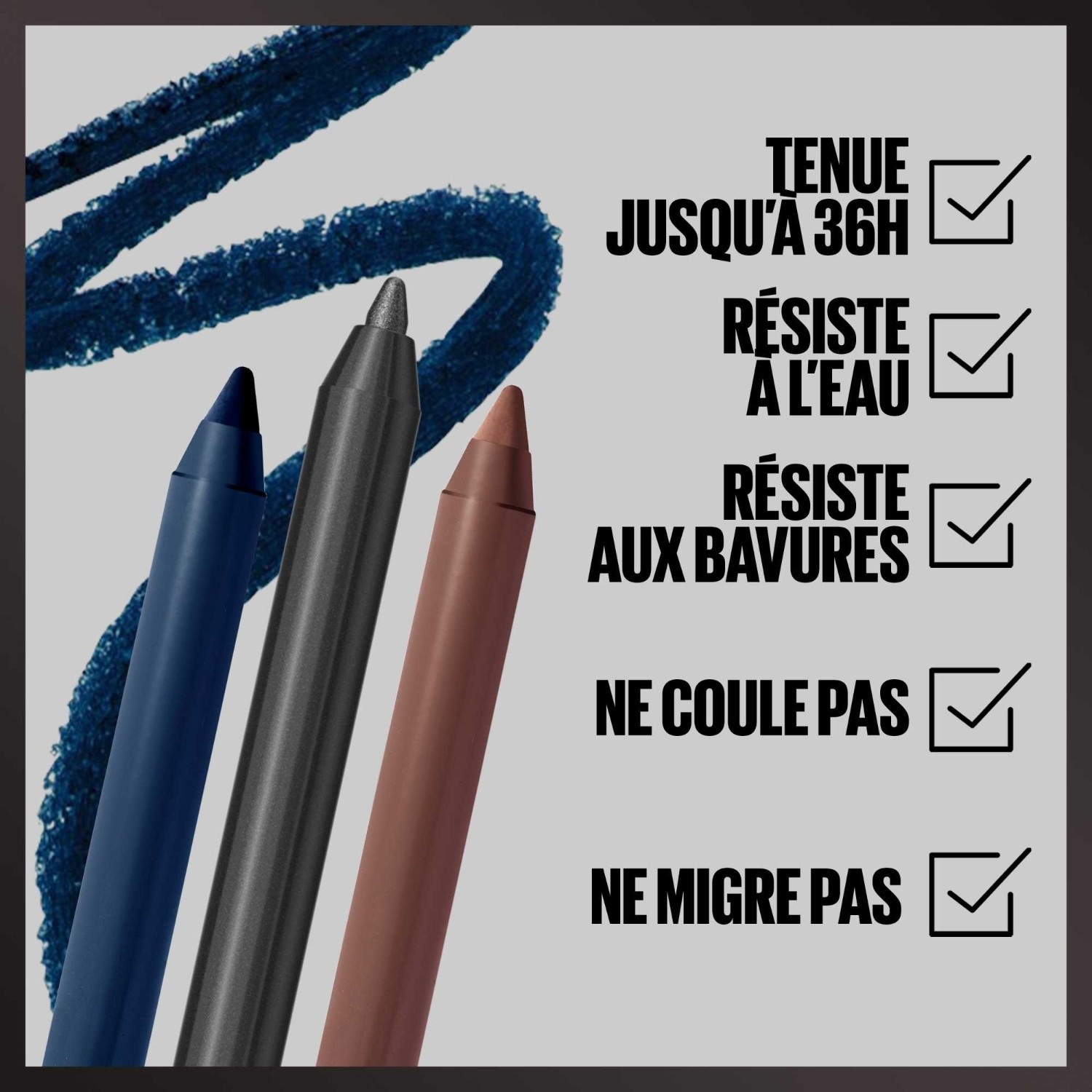 Maybelline Tatto Liner Gel Pencil #blue Disco