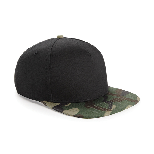 Casquette Beechfield Retro Camouflage à visière plate (lot de 2)