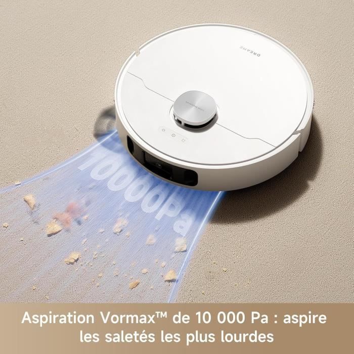 DREAME L10s Ultra Gen 2 - Robot Aspirateur Laveur - 10 000 Pa - Technologie MopExtend RoboSwing - Base Entièrement Automatique