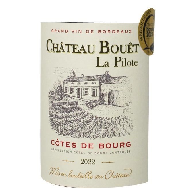 Château Bouet la Pilote 2022 Côtes-de-Bourg - Vino Tinto Burdeos
