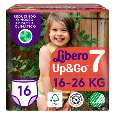 Libero Up&Go T7 vaippa 16-26kg 16 un 16 un