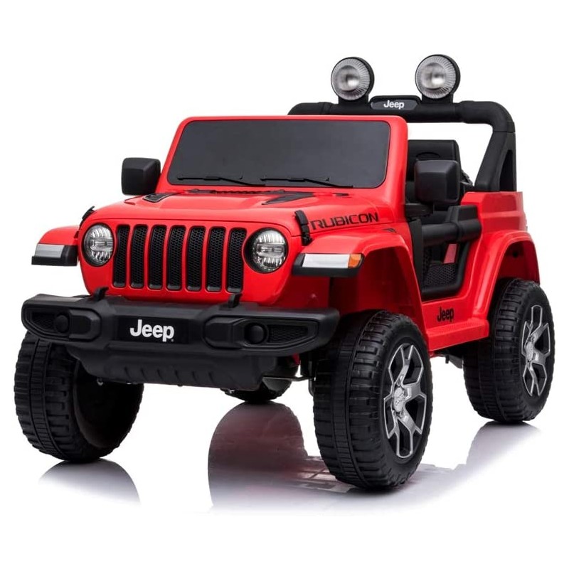 Jeep Wrangler Rubicon 12 V:n sähkökäyttöinen lasten ajoauto kaukosäätimellä