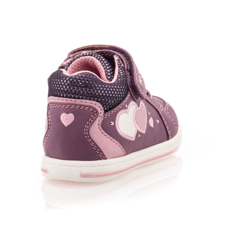 Lila Baby-Sneaker für Mädchen