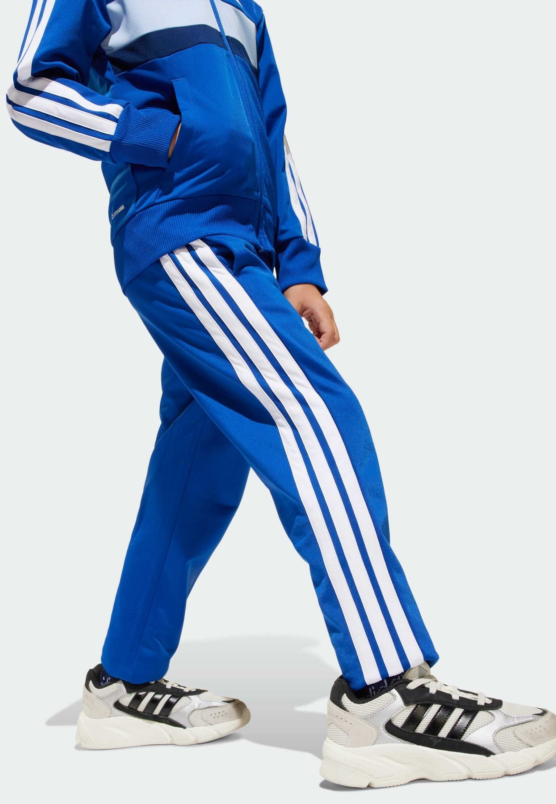 adidas Performance SEASONAL ESSENTIALS TIBERIO 3-STRIPES TRICOT TRACK SUIT KIDS - Trainingspak - team koningsblauw wit glow blue