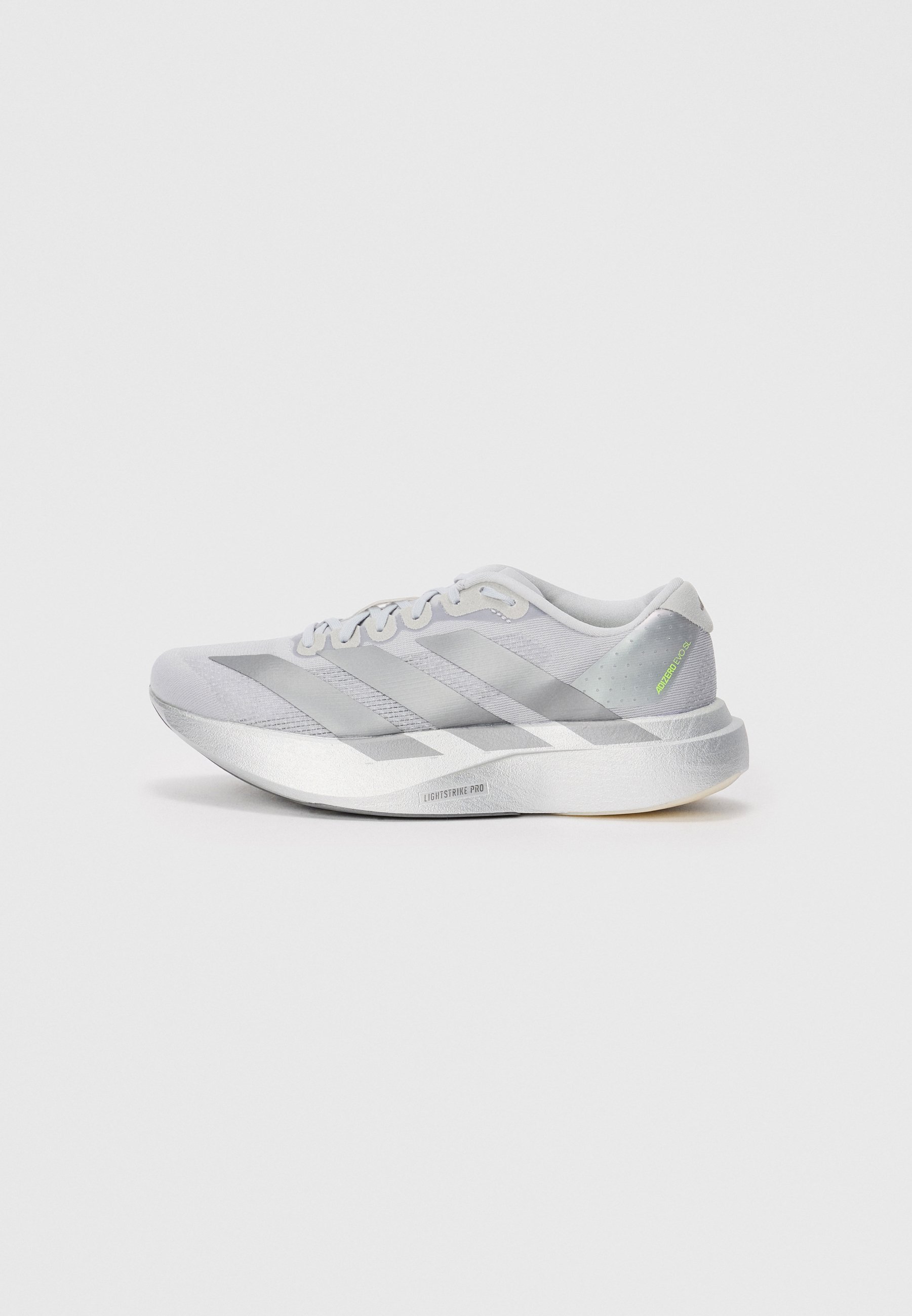 adidas Performance EVO SL ADIZERO UNISEX - Cestné bežecké topánky - strieborná/železná/sivá