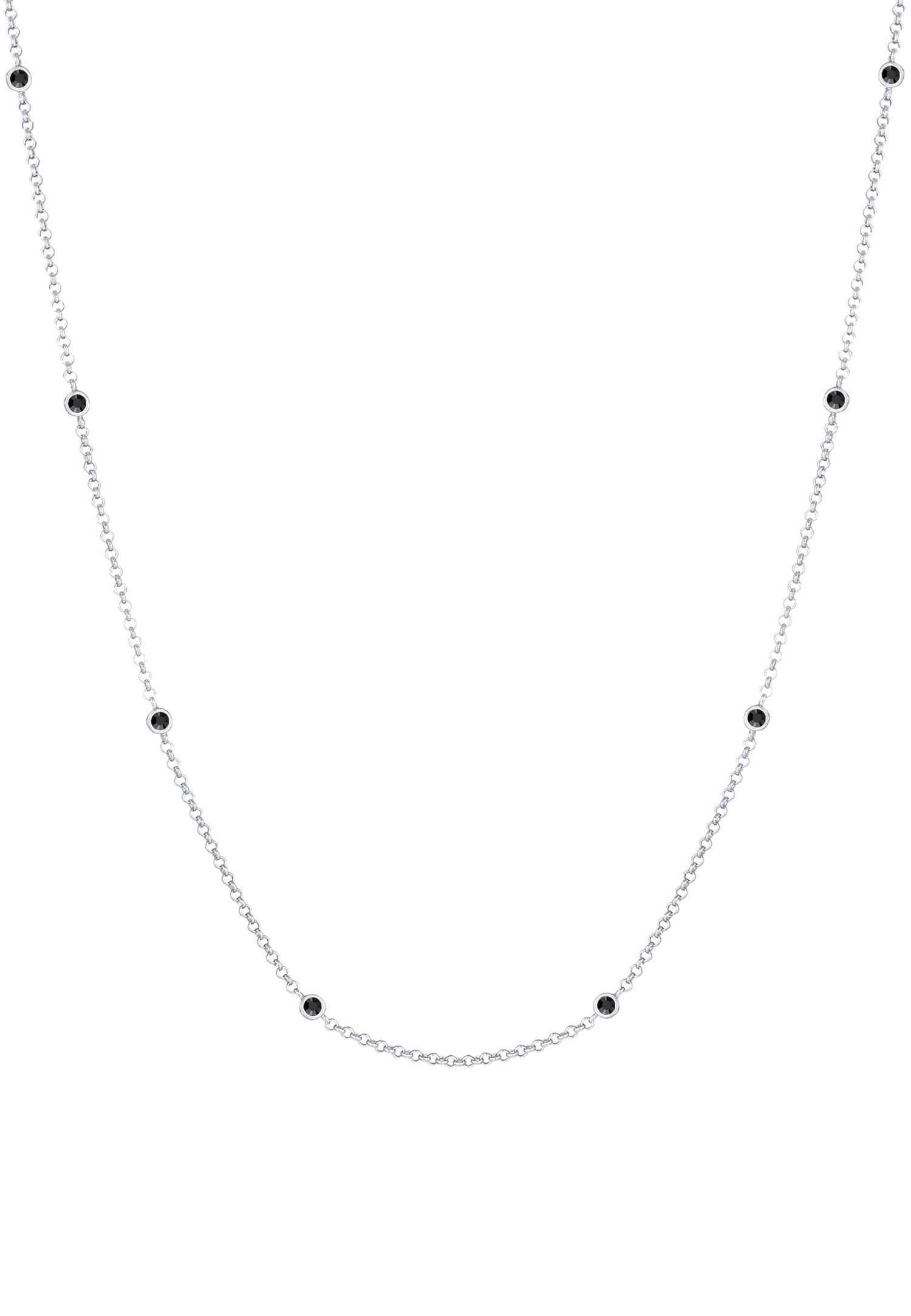 Elli Solitaire féminin glamour avec cristaux en argent 925