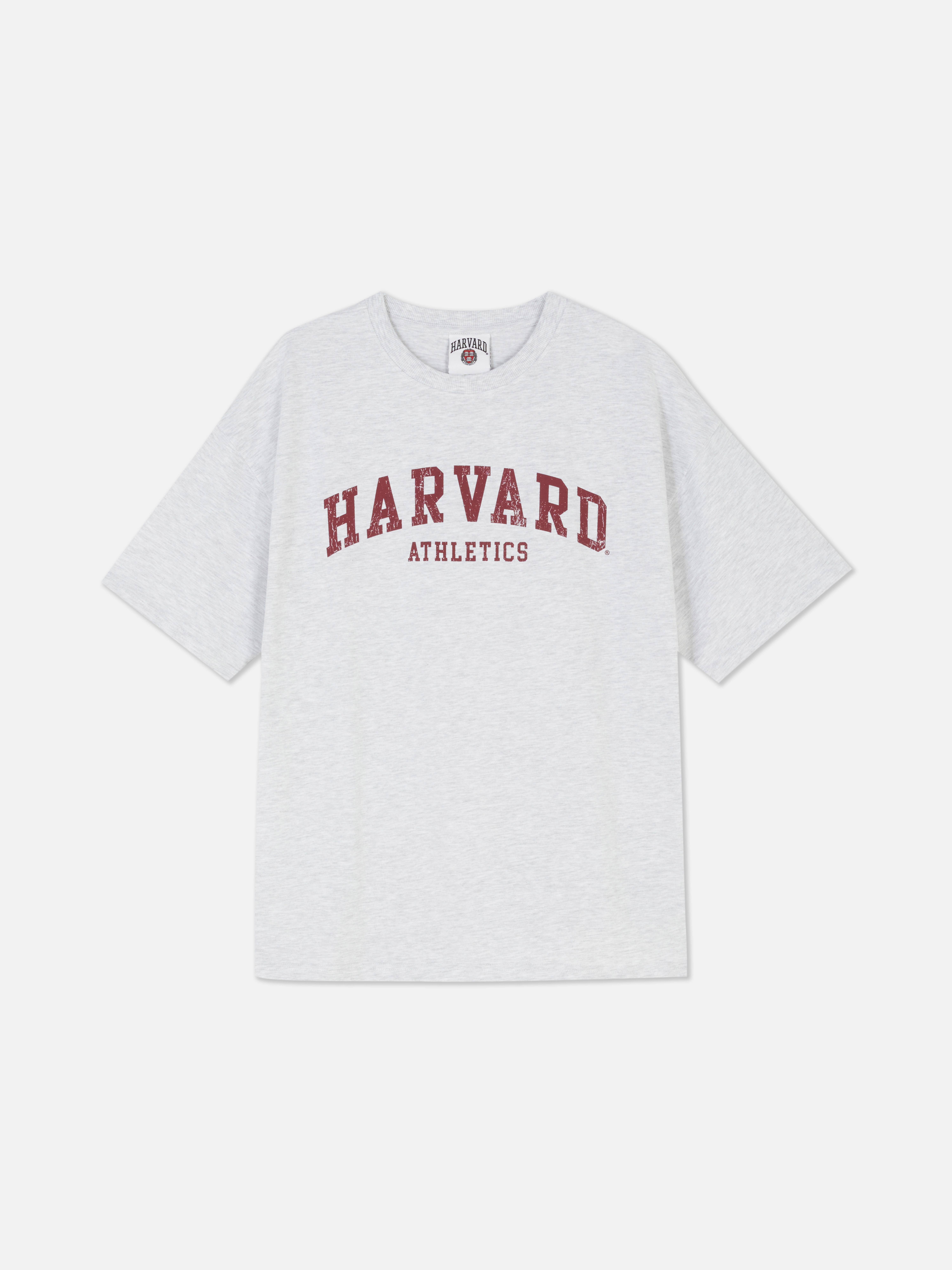 Tricou Harvard cu mânecă scurtă Pregătește-te pentru studii cu acest tricou Harvard supradimensionat cu mânecă scurtă