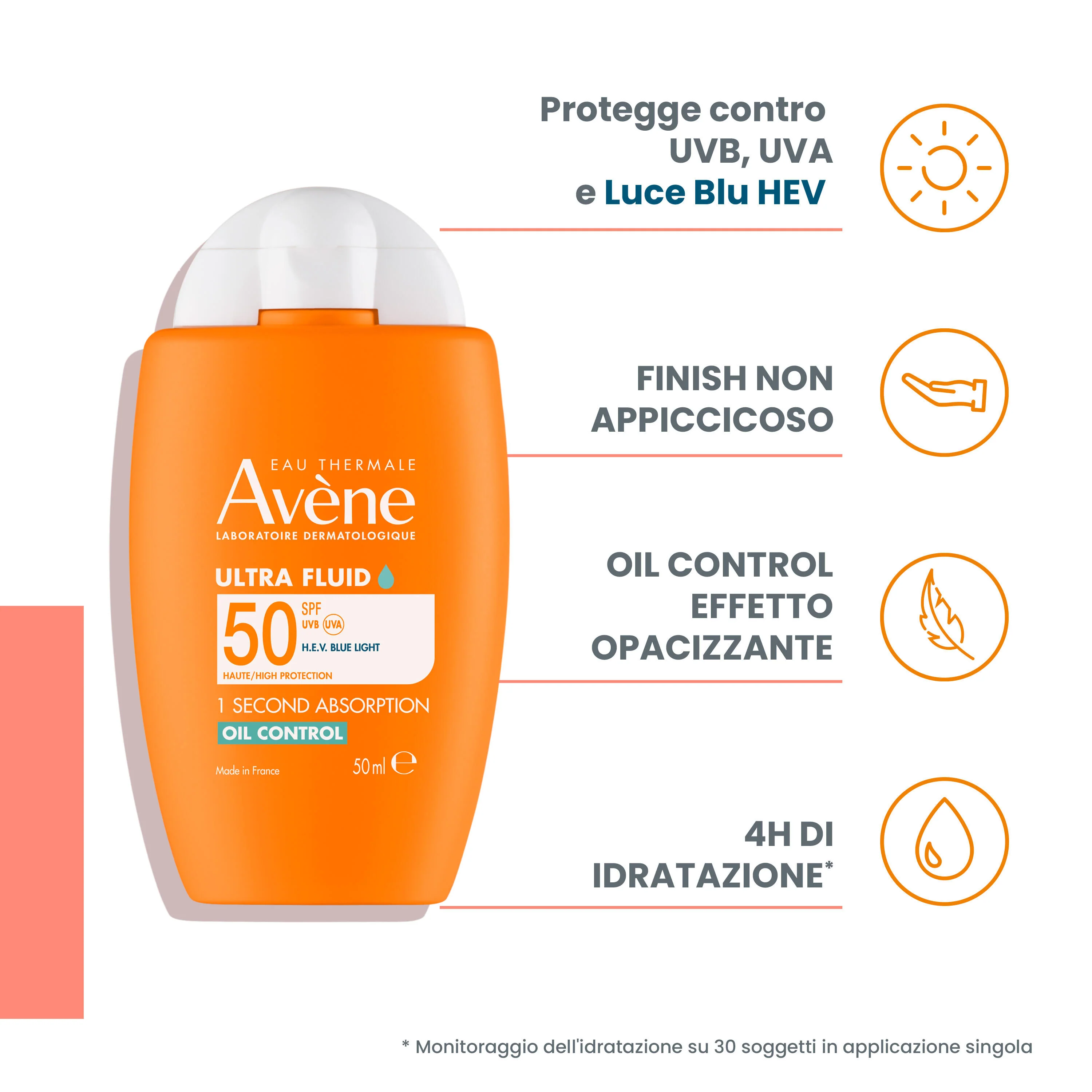 Suncare Ultra Fluid Oil Control SPF50 - Solare viso alta prot.