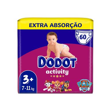 Dodot Baby Aktivitetsbleier 7-11 kg Størrelse 3 60 stk 60 stk