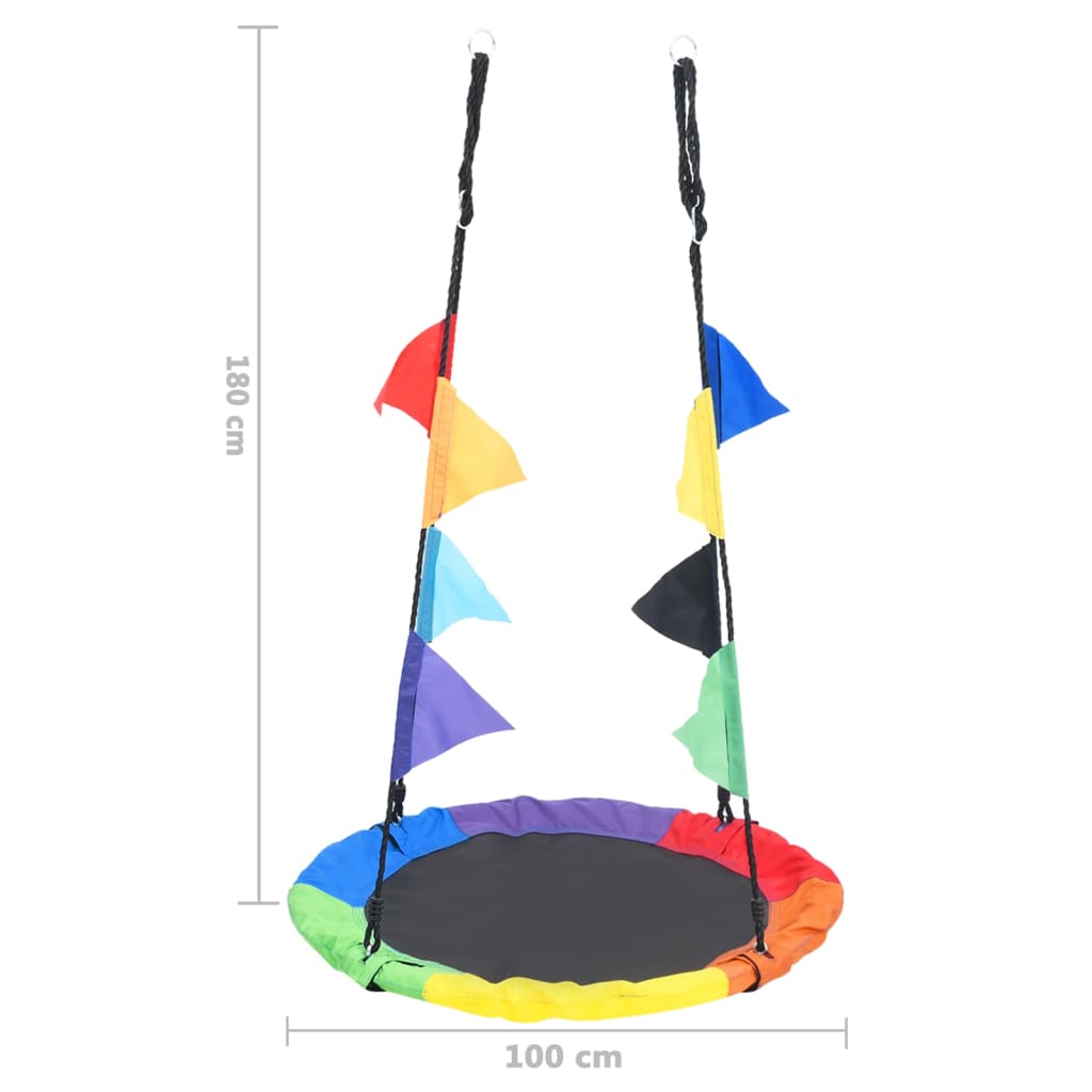 Vidaxl Oxford stofgynge 100 x 100 x 180 cm
