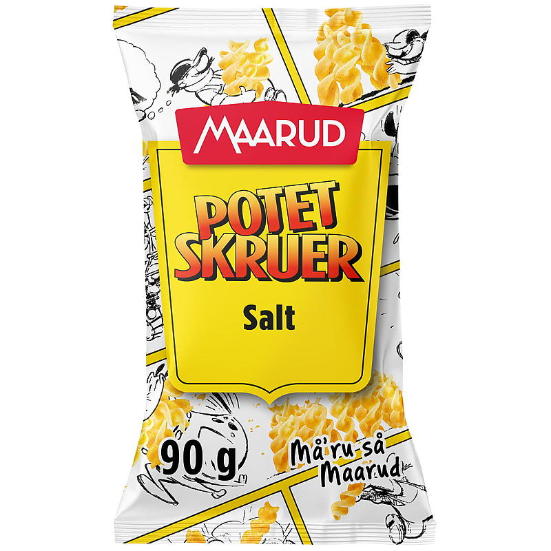 Maarud Kartoffelskruer 90 g salt