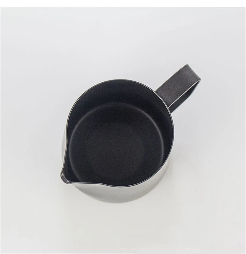 Pichet à mousser le lait et le café en acier inoxydable 304 avec graduation, pour latte, la préparation de café vapeur et autres boissons. Accessoires de cuisine et de café.