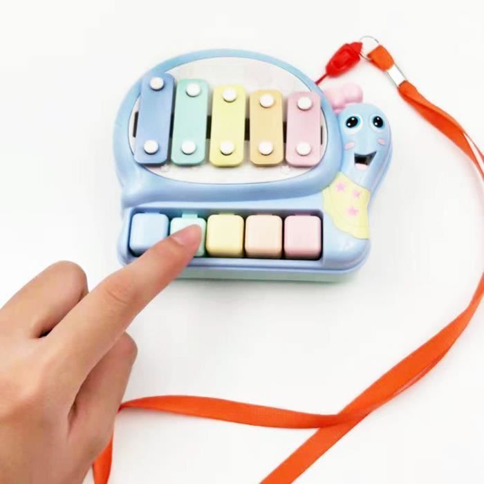 Klavier-Spielzeug für Kinder, pädagogisches Musikinstrument für die Vorschulerziehung (Saitenstab nicht enthalten)