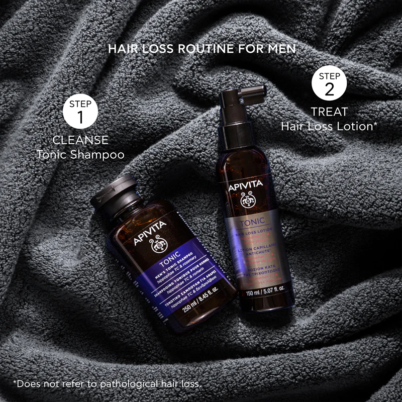 Loção Tônica Apivita para Queda de Cabelo, spray antiqueda
