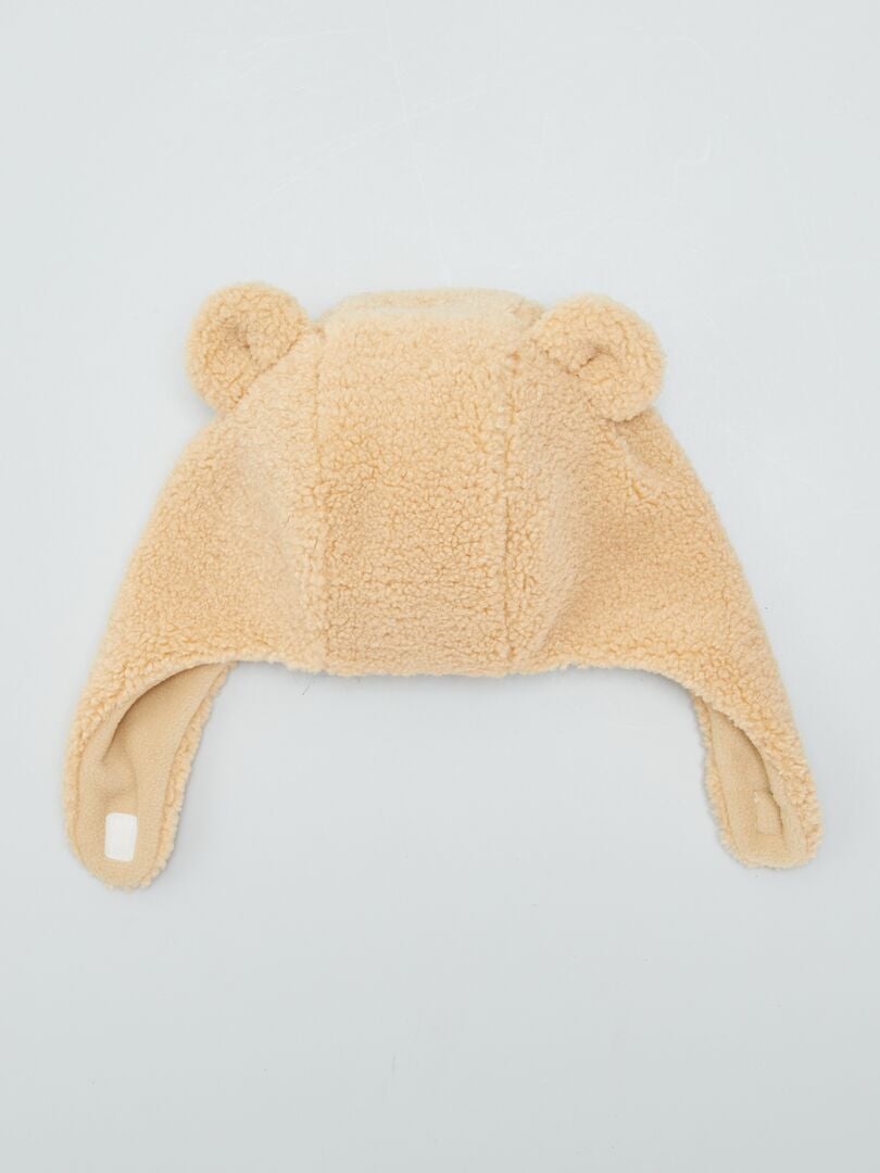 Gorro Sherpa com Orelhas - BEGE