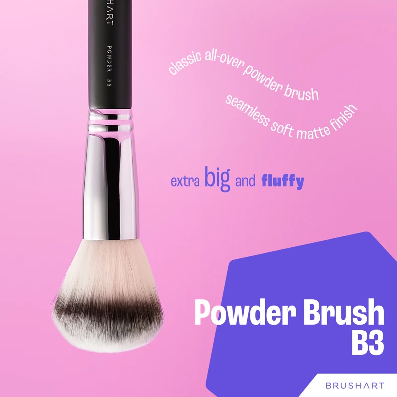 BrushArt Professional B3 čopič za puder