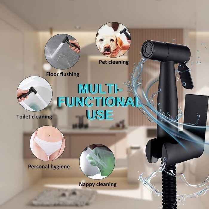 Toilet Bidet Sprayer, Toilet Bidet Sprayer, Sprayer with Hose and G1/2