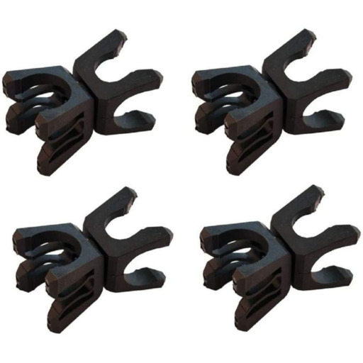 4er-Pack Kanonenklemmen für Spaten- und Flachring