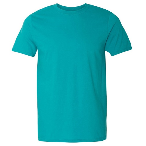 Camiseta Suave Básica De Manga Corta 100% Algodón Gildan