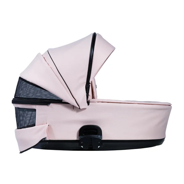 Nordbaby Active Lux Kinderwagen-Set, Pfingstrosenbeige, Chromgestell