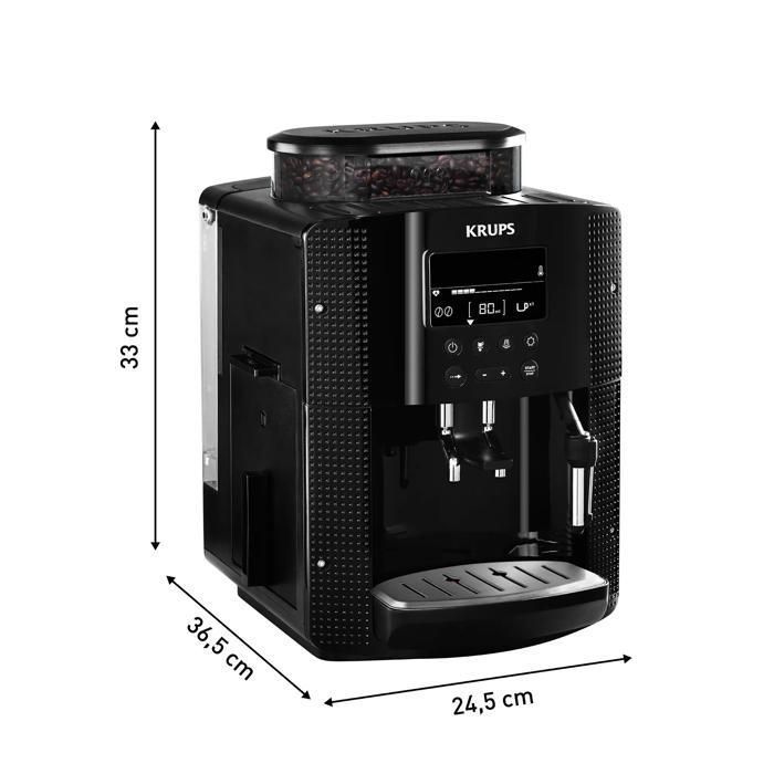 KRUPS Bean-to-Cup Coffee Machine, LCD Screen, Automatic Cleaning EA815070