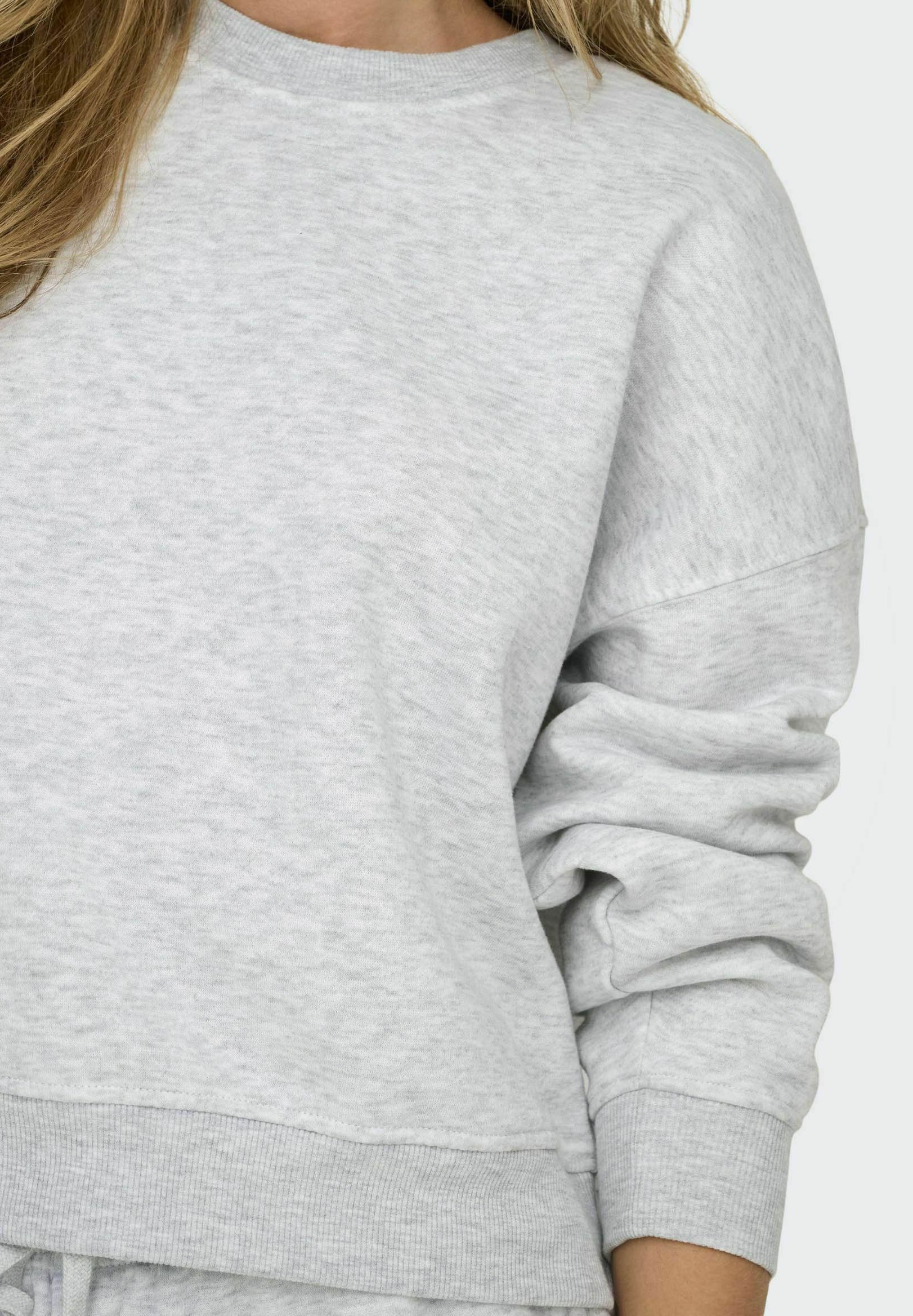 ONLY ONLBEST CREW NECK - Sweatshirt - light grey melange