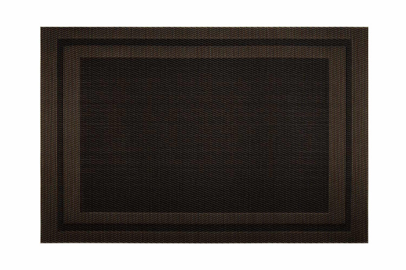 Czarna   Złoty Podkładka Pod Talerze 30x45 AMERICANO