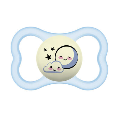 Mam Chucha Supreme Night 6m Silicone Blue 1 kpl 1 kpl