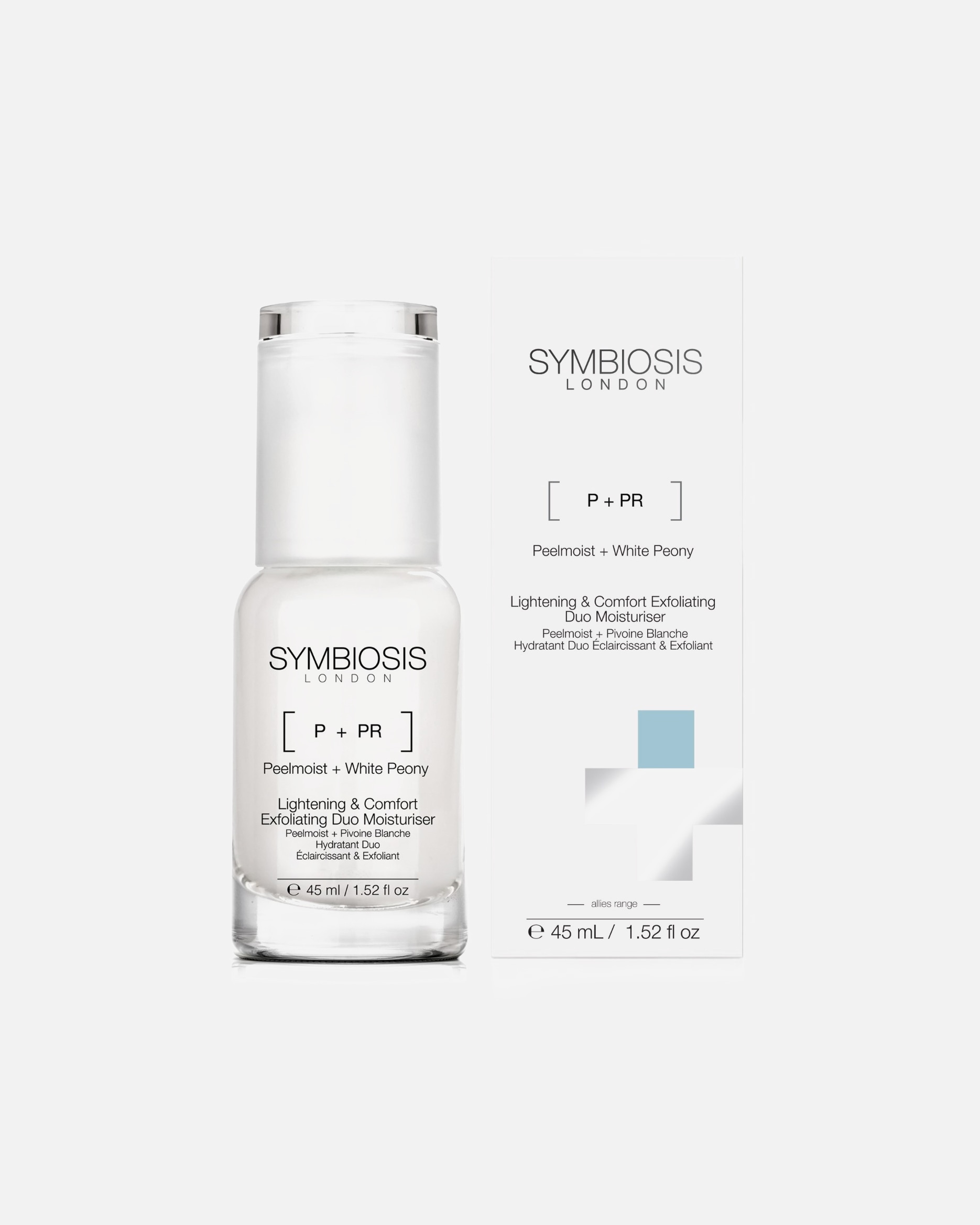 Symbiosis [Peelmoist + Pivoine Blanche] HydratantDuo Éclaircissant & Exfoliant