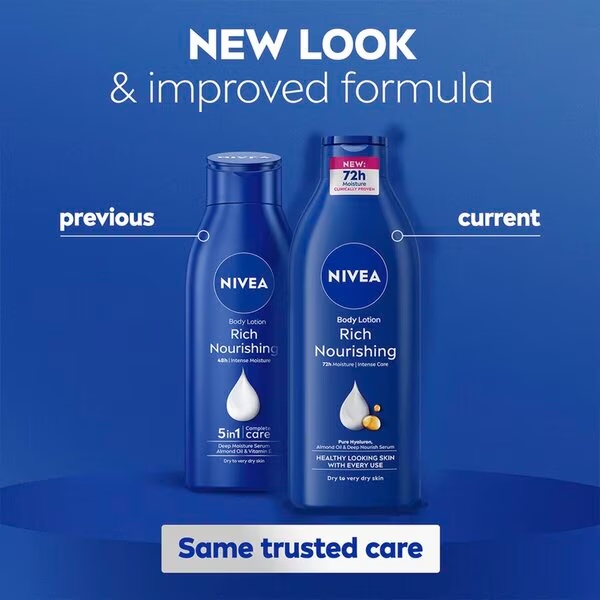 NIVEA hranjivo mlijeko za tijelo<br>400 ml - Suha do vrlo suha koža