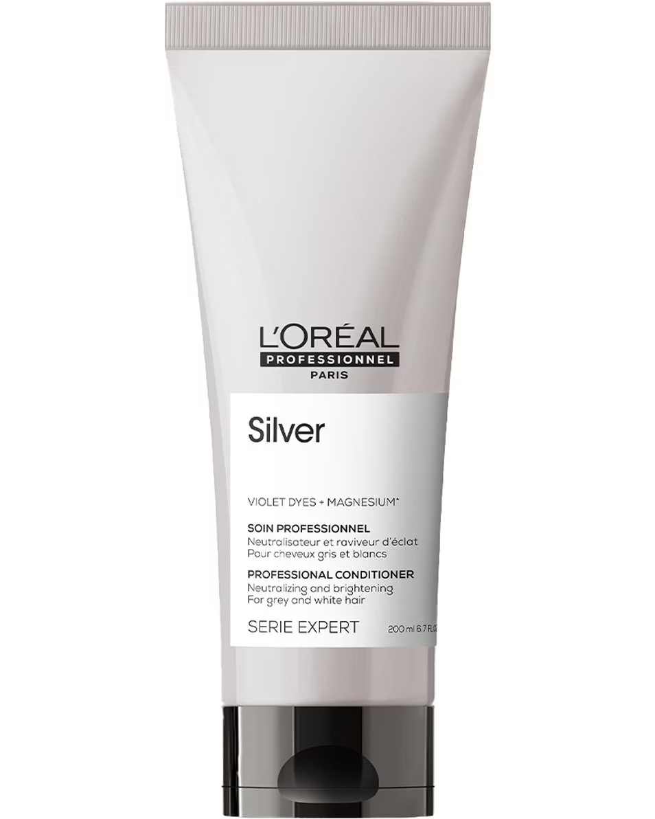 Balsam de păr L'ORÉAL PROFESSIONNEL Silver pentru păr grizonat, alb sau blond deschis