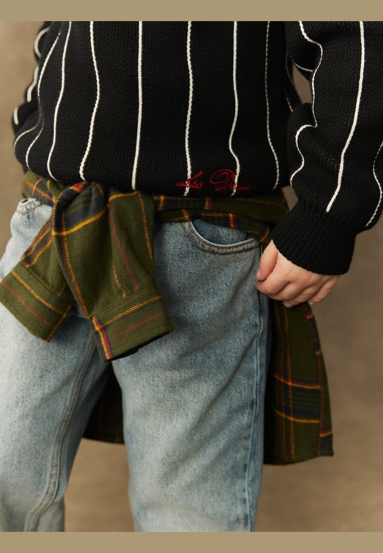 LES DEUX RYDER UNISEX - Džíny Relaxed Fit - black