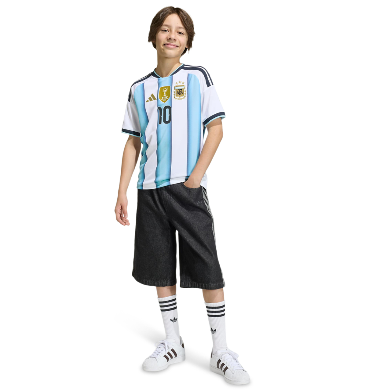 adidas Argentina 26 Home Replica Messi-trøje